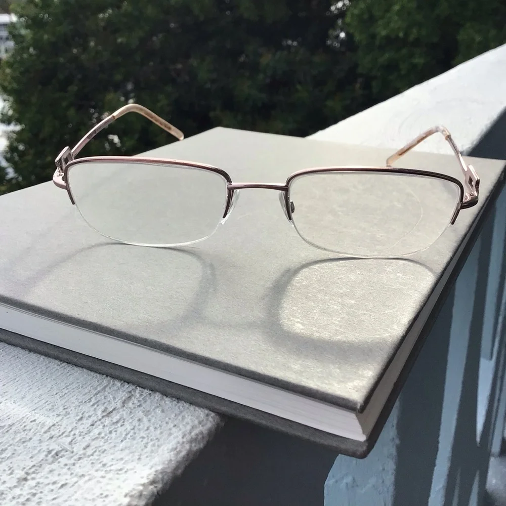Gucci Rose Gold Frames GG2710 / Strass HR3 Eyeglasses Made in Italy